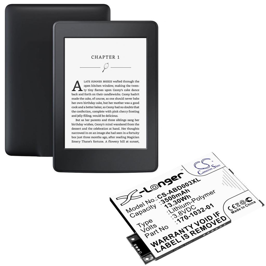 Ebook, eReader Battery Amazon Kindle 3 Wi-fi