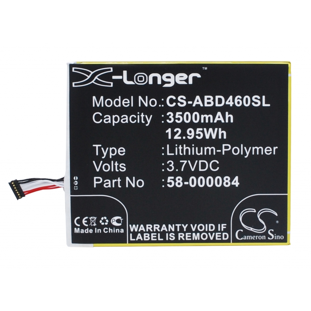 Battery Replaces 58-000084