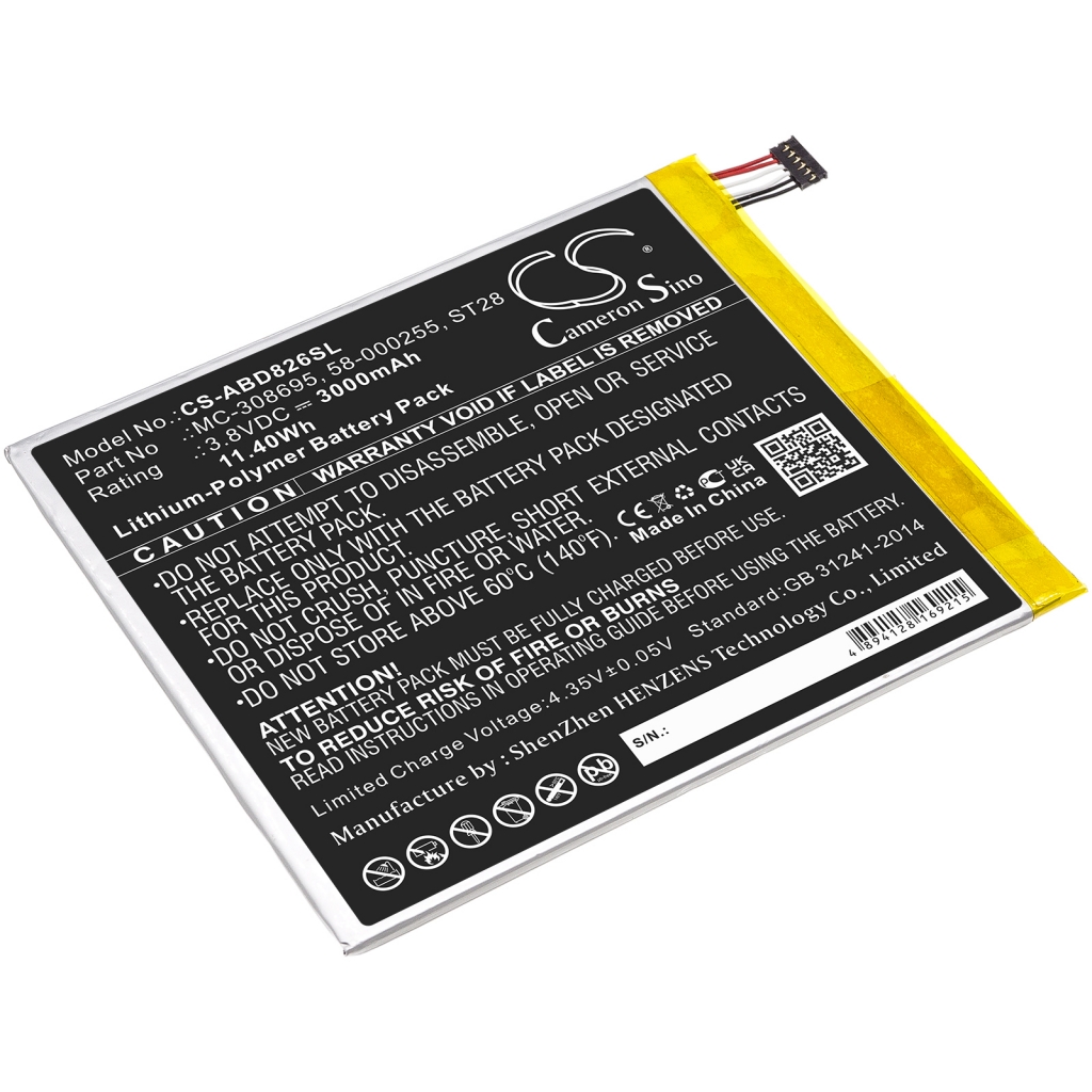 Batteries Tablet Battery CS-ABD826SL