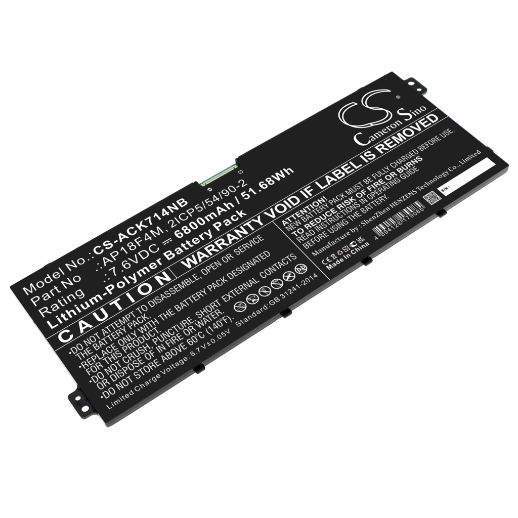 Notebook battery Acer Chromebook 715 CB715-1W-519E (CS-ACK714NB)