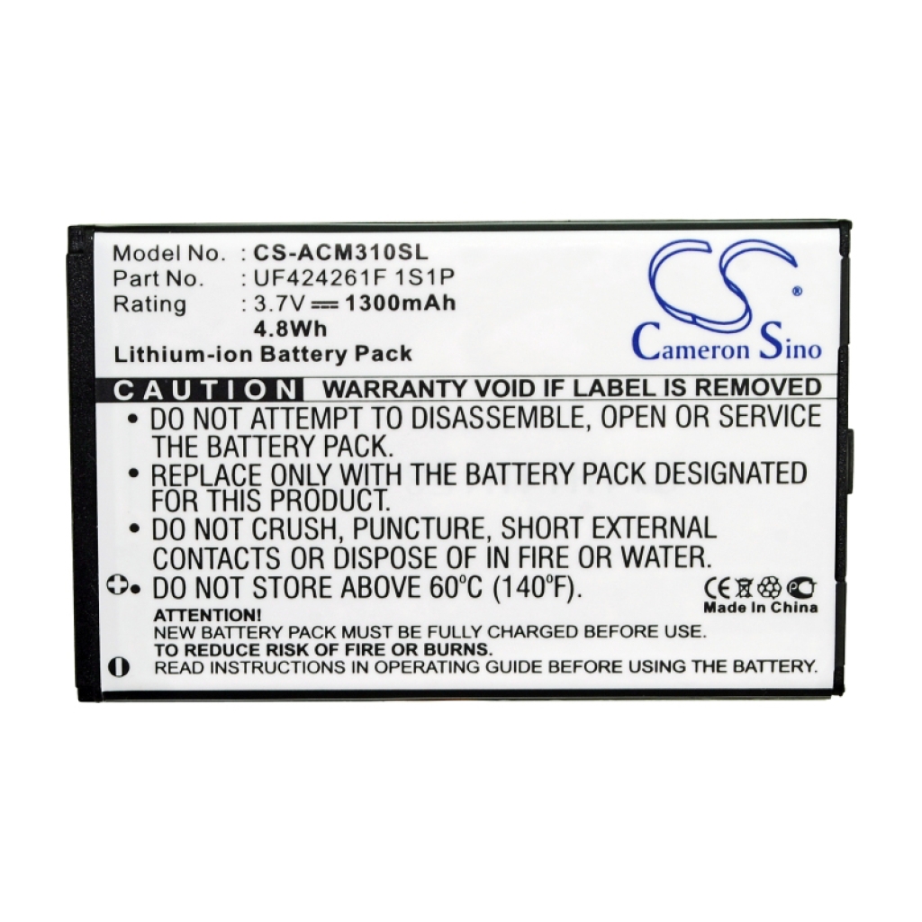 Battery Replaces BT-0010S.002