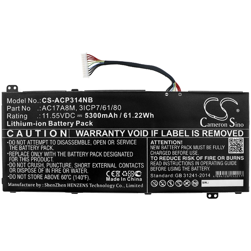 Notebook battery Acer SP314-52-54R2 (CS-ACP314NB)