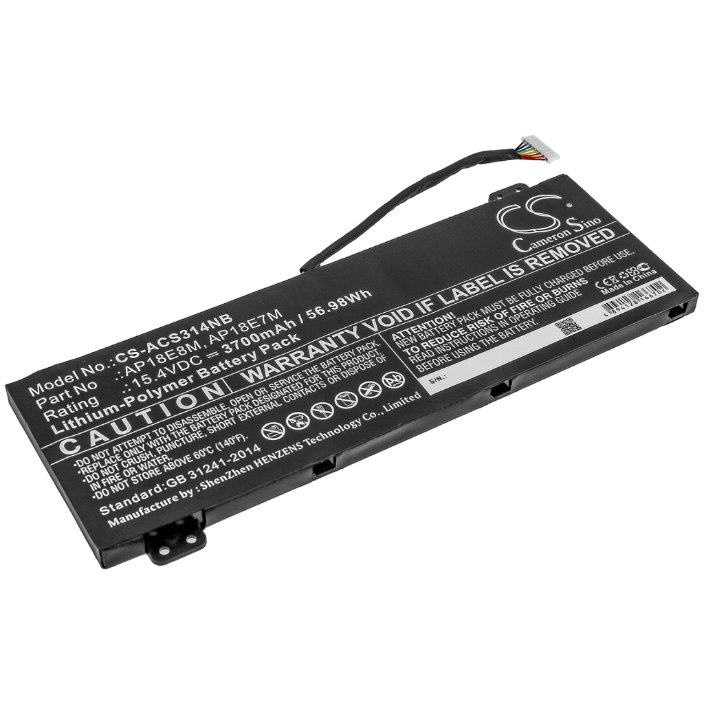 Notebook battery Acer Predator Triton 300 PT315-52-790Z (CS-ACS314NB)