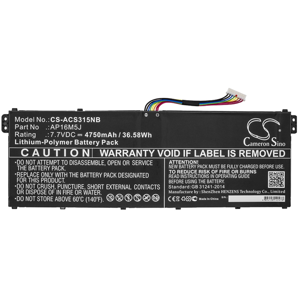 Notebook battery Acer Extensa 15 EX215-51K (CS-ACS315NB)