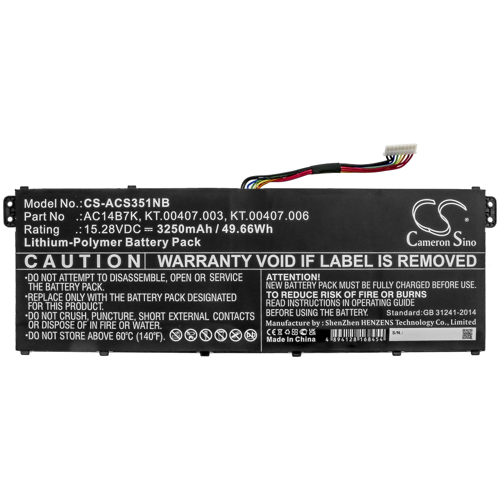 Notebook battery Acer SP515-51GN-57B1 (CS-ACS351NB)