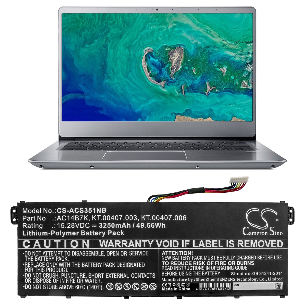 Notebook battery Acer Swift 3 SF314-56-347L (CS-ACS351NB)