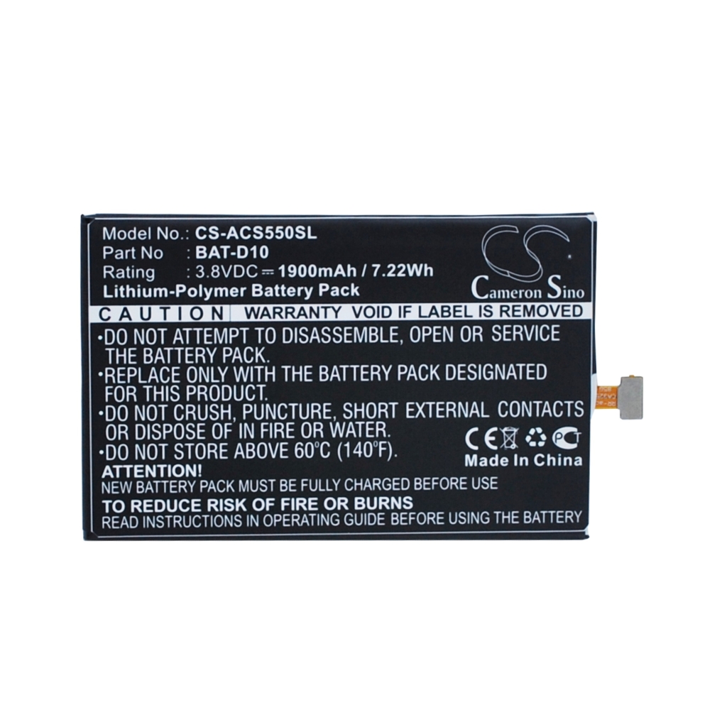 Mobile Phone Battery Acer CS-ACS550SL