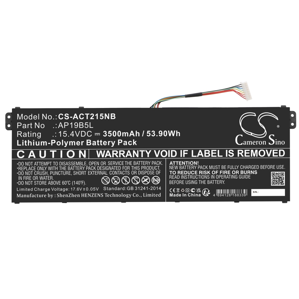 Notebook battery Acer TravelMate P2 TMP215-54-58NT (CS-ACT215NB)