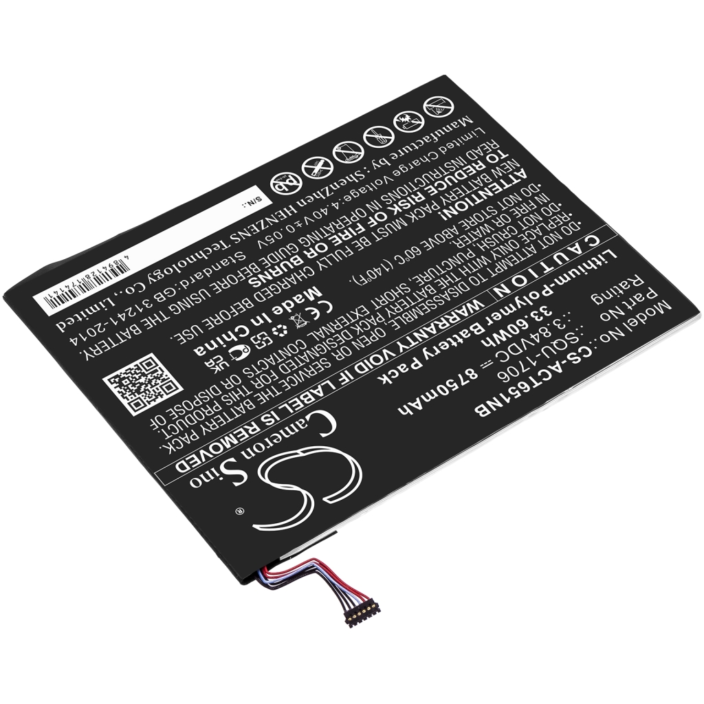 Tablet Battery Acer Chromebook Tab 10 (CS-ACT651NB)