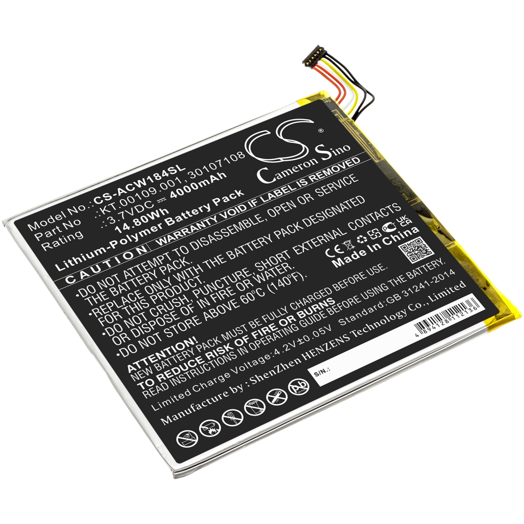 Tablet Battery Acer Iconia A1-840FHD-10G2 (CS-ACW184SL)