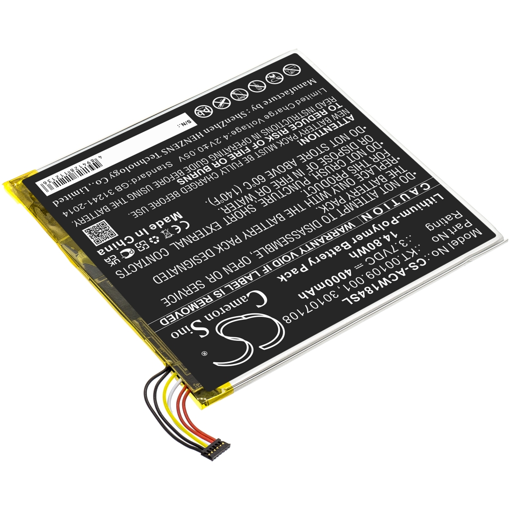 Tablet Battery Acer Iconia A1-840FHD-10G2 (CS-ACW184SL)