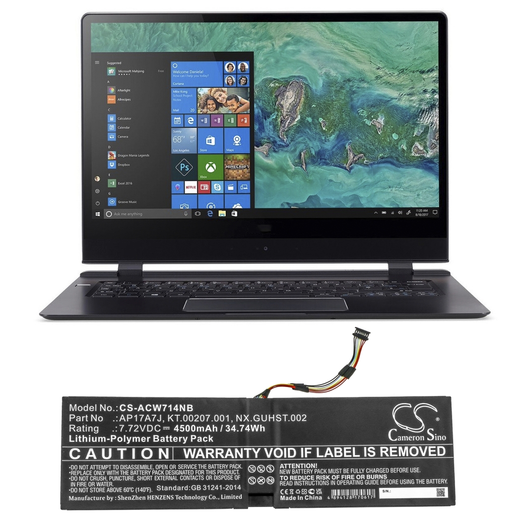 Laptop akkumulátorok Acer CS-ACW714NB