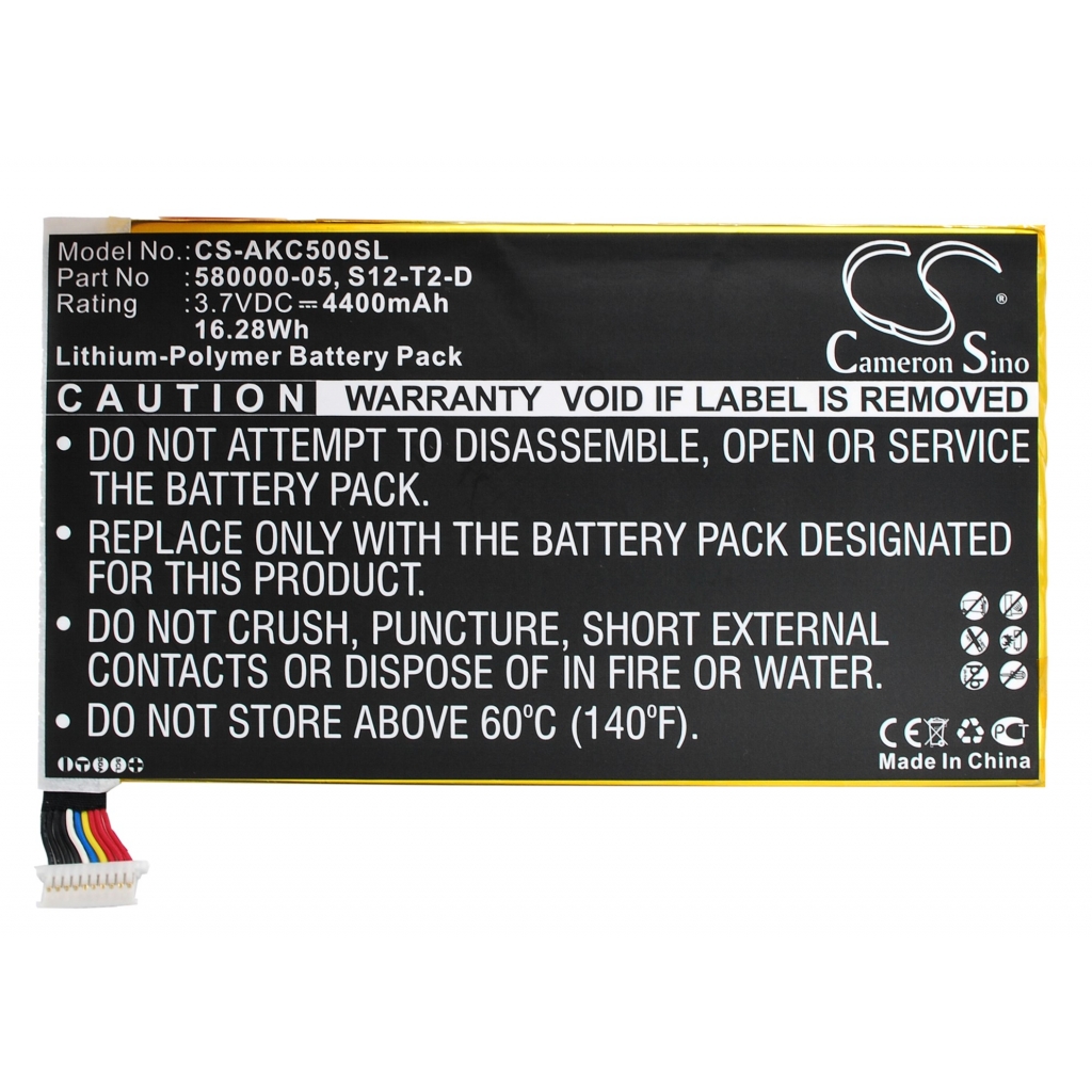 Batteries Tablet Battery CS-AKC500SL