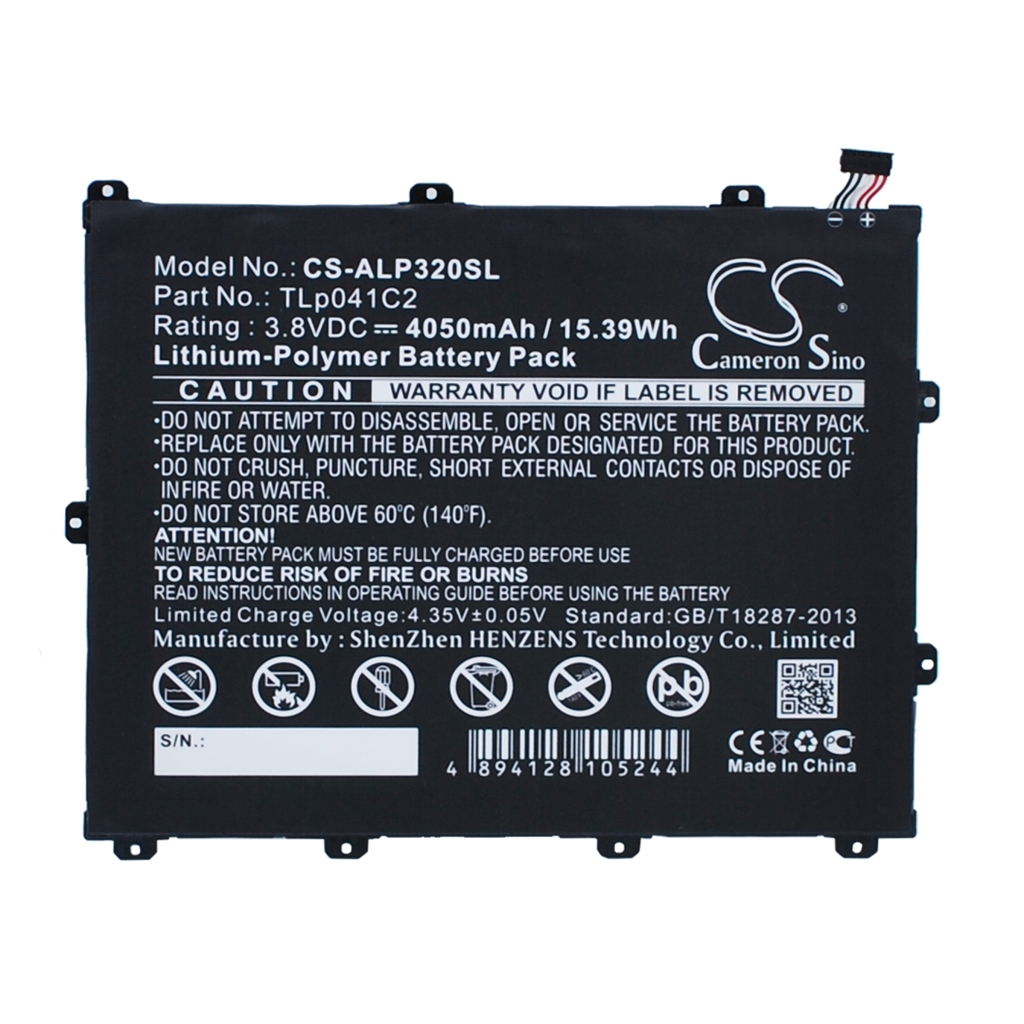 Tablet Battery Alcatel Trek HD (CS-ALP320SL)