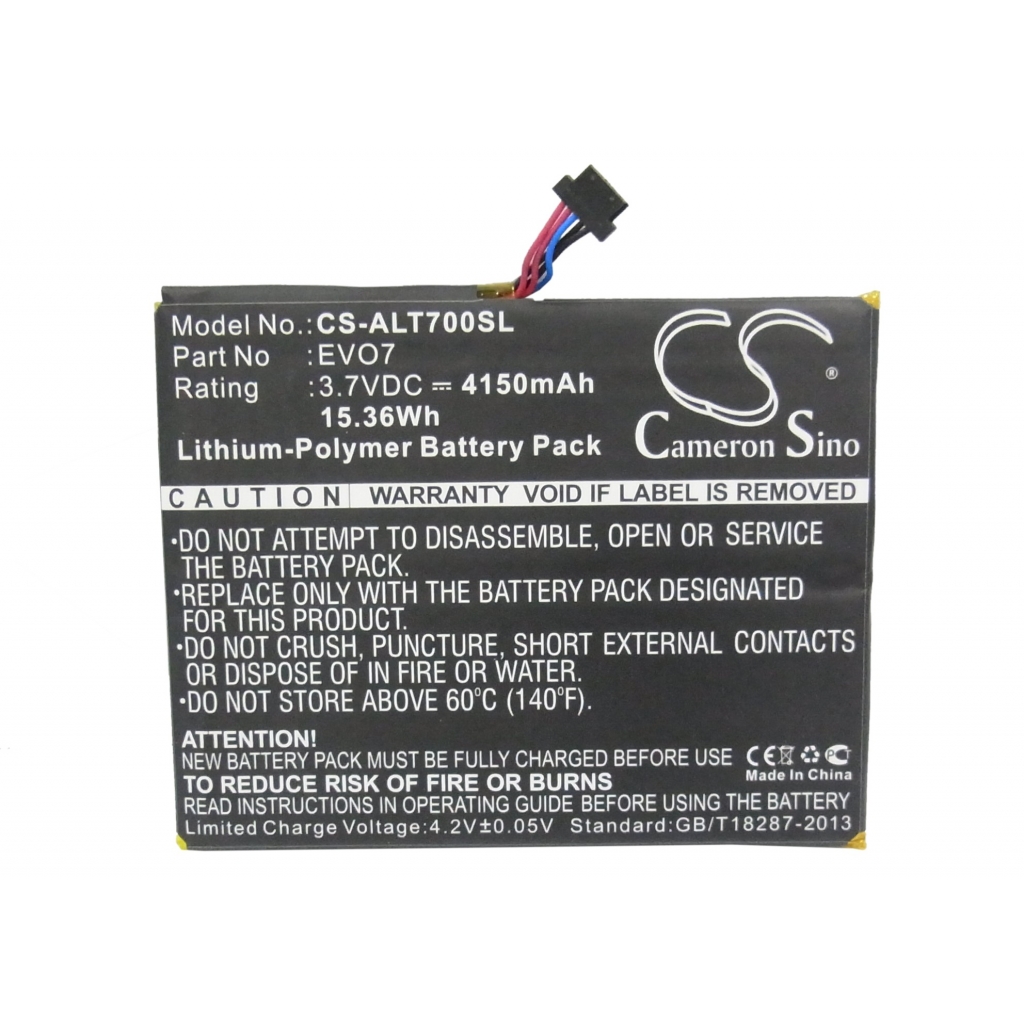 Tablet Battery Alcatel CS-ALT700SL