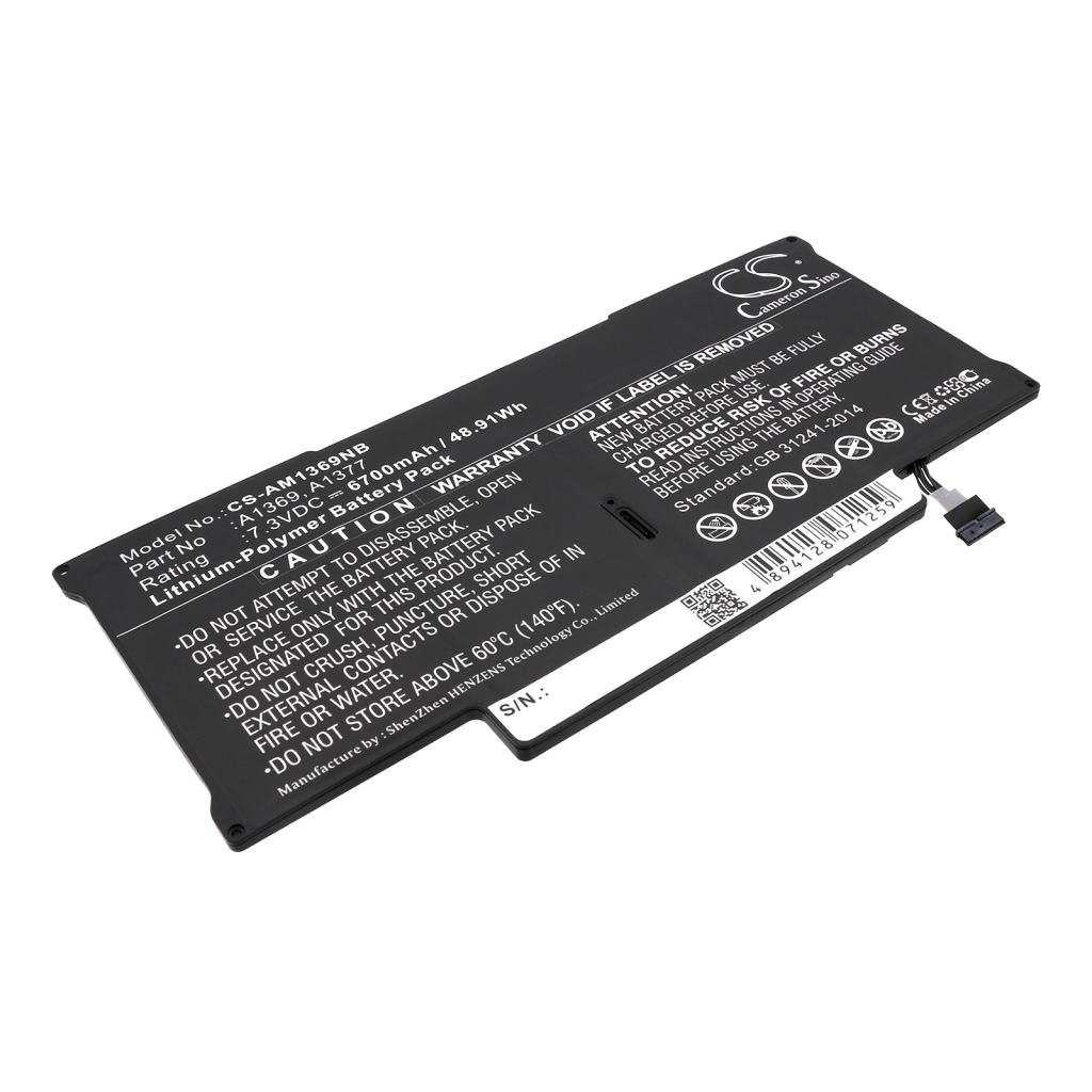 Notebook battery Apple CS-AM1369NB