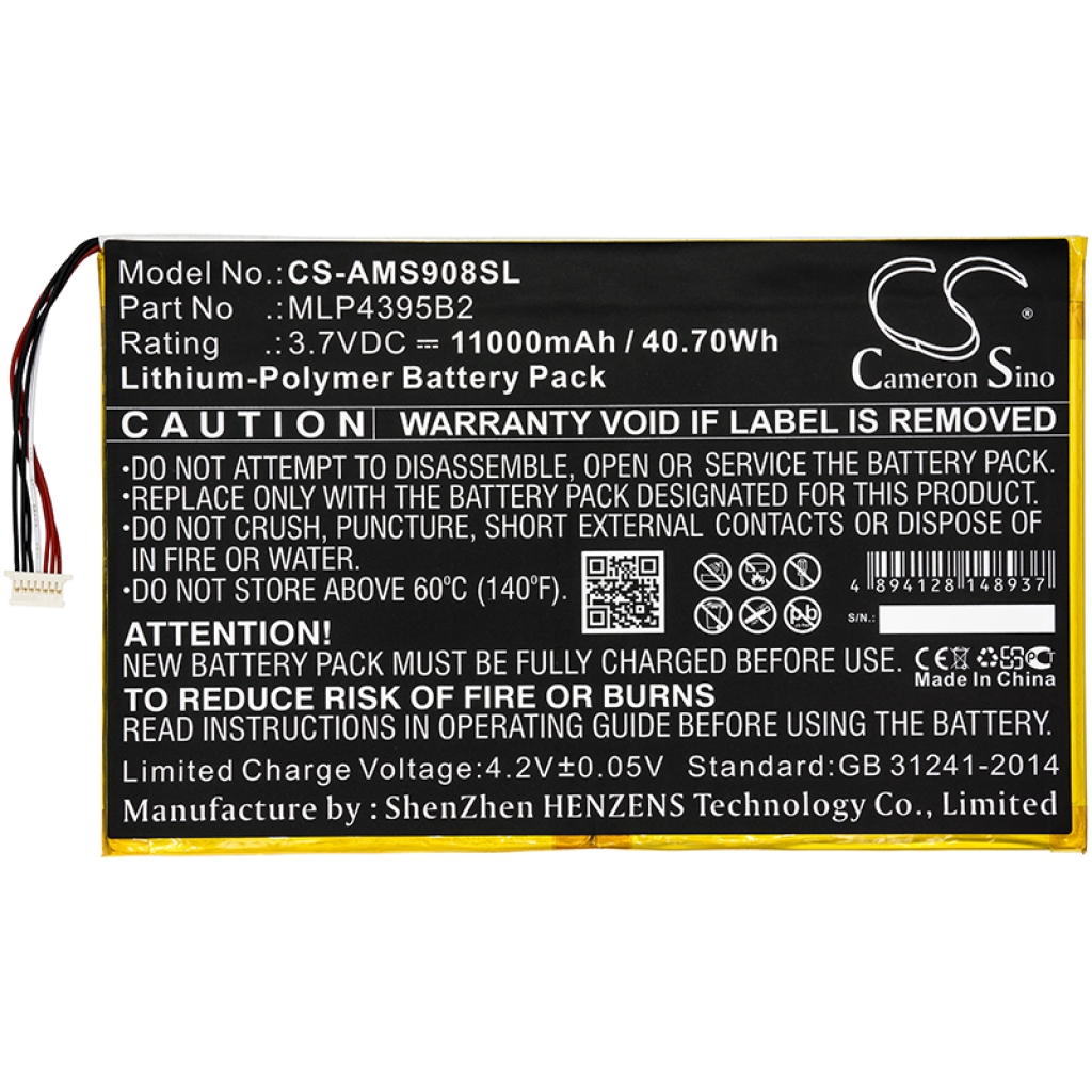 Battery Replaces MLP4395B2