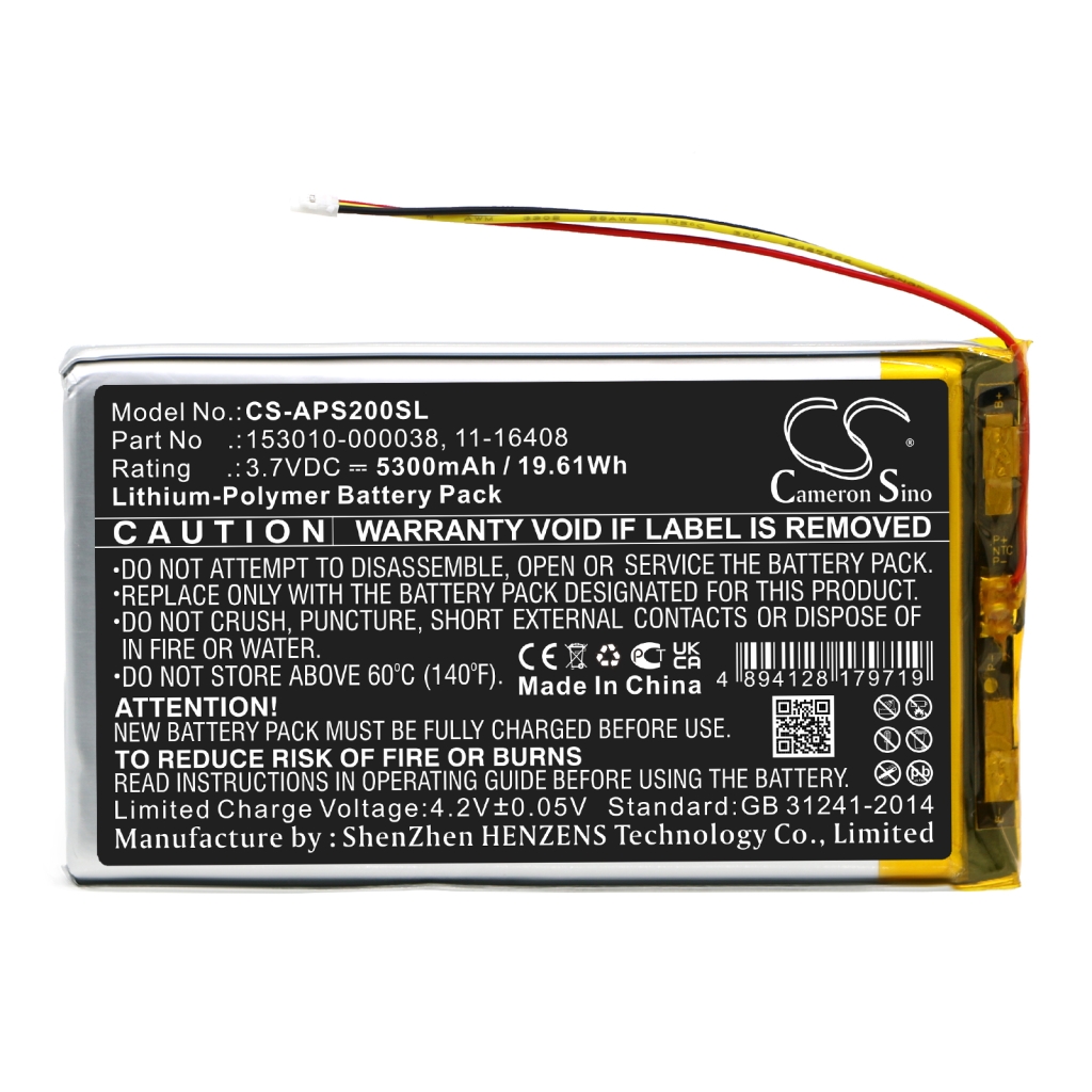Battery Replaces 153010-000038