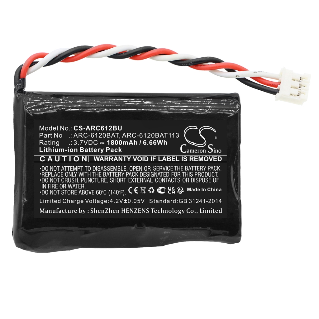 Battery Replaces 91-6120BA-T121-7