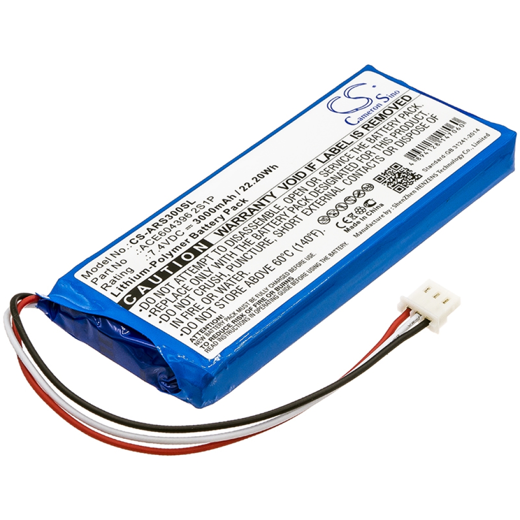 Battery Replaces ACE604396 2S1P