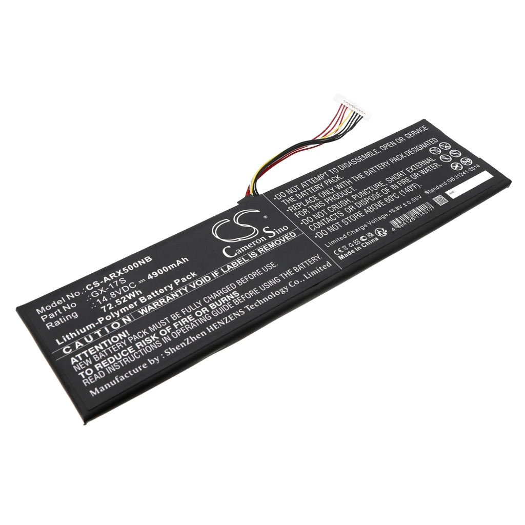 Notebook battery Gigabyte Aorus X3 (CS-ARX500NB)