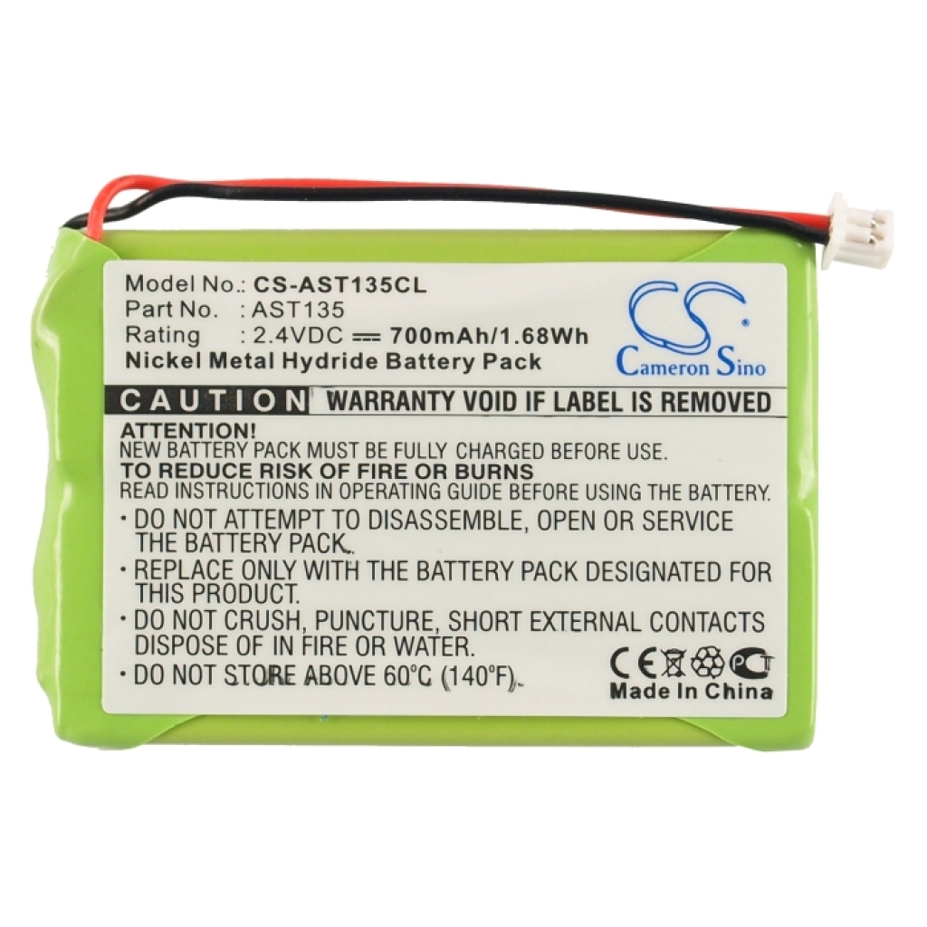 DeTewe Cordless Phone Battery CS-AST135CL