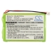 DeTewe Cordless Phone Battery CS-AST135CL