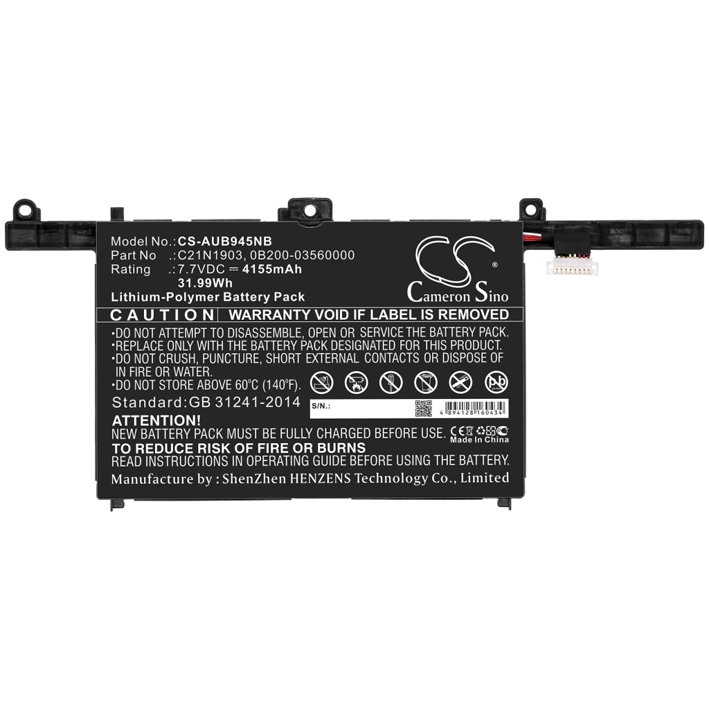 Notebook battery Asus CS-AUB945NB