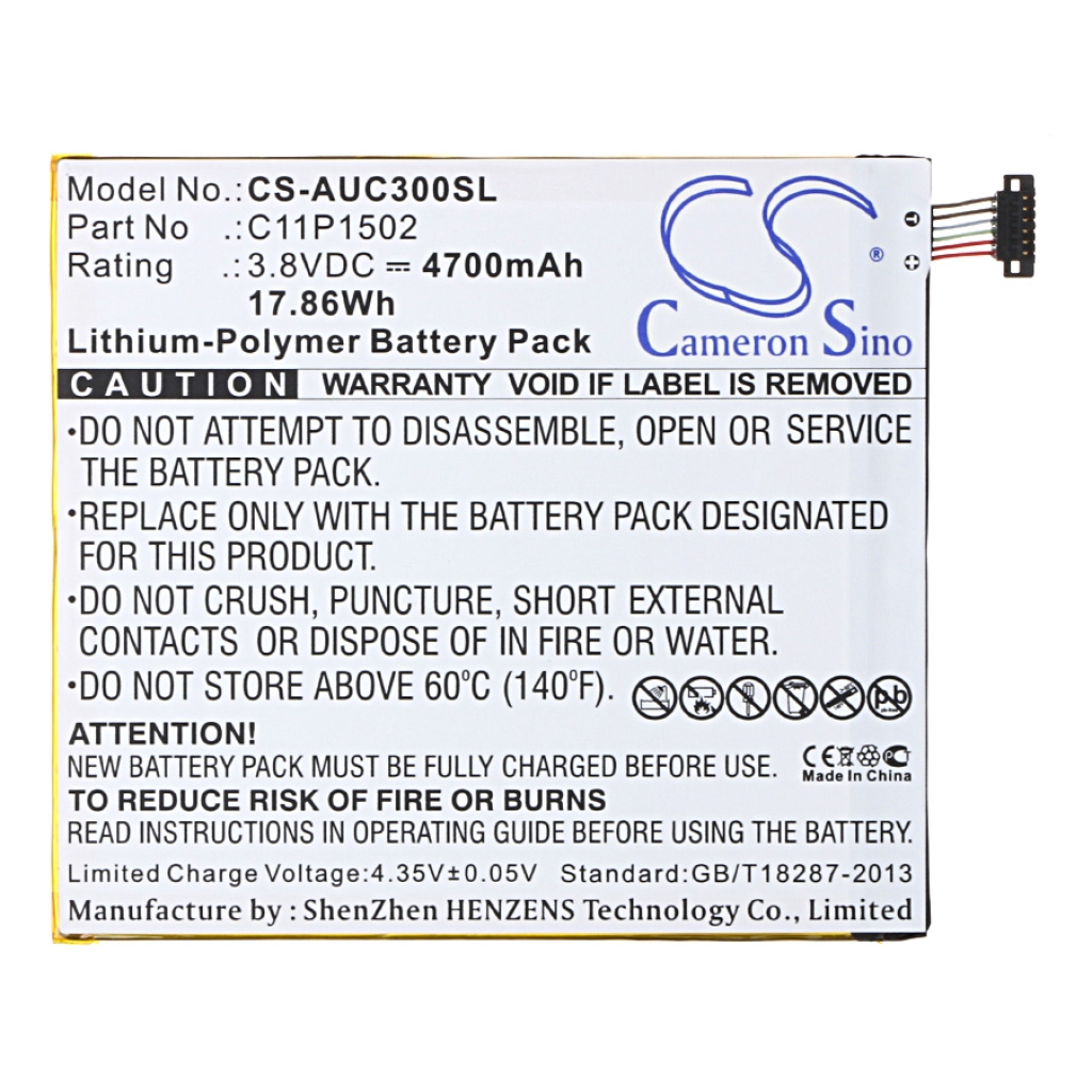 Tablet Battery Asus ZD300M (CS-AUC300SL)