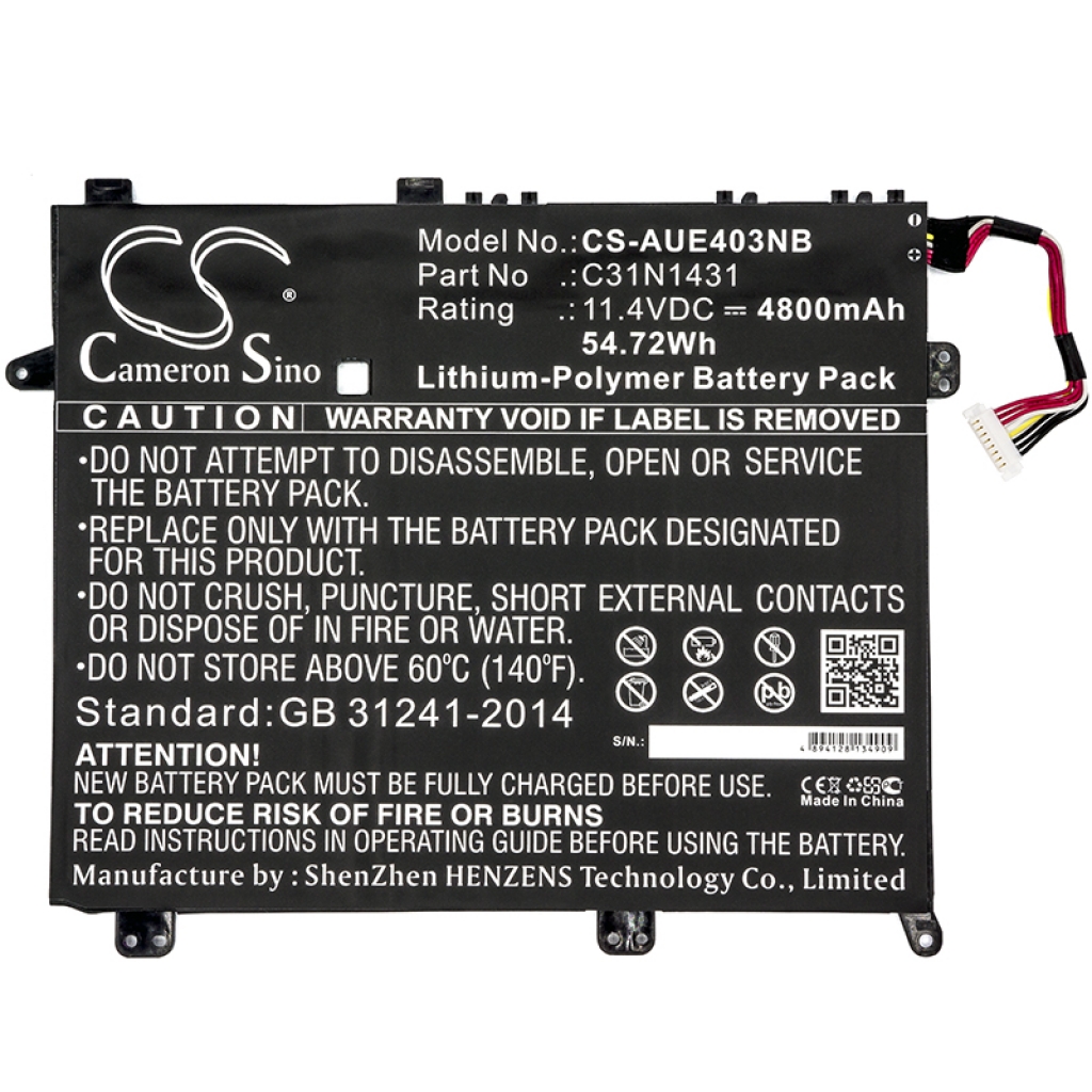 Notebook battery Asus VivoBook L403NA-FA017TS (CS-AUE403NB)