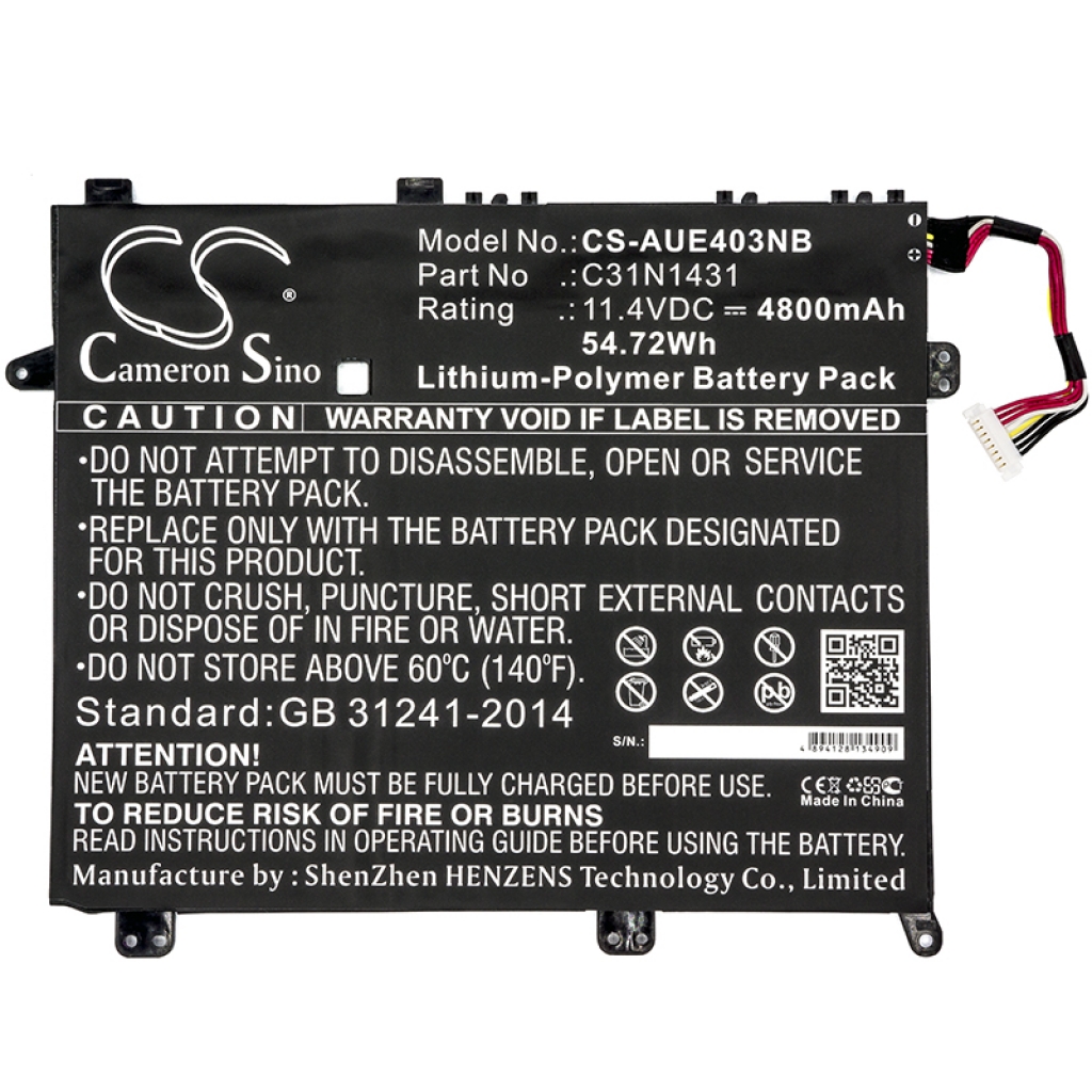 Notebook battery Asus CS-AUE403NB