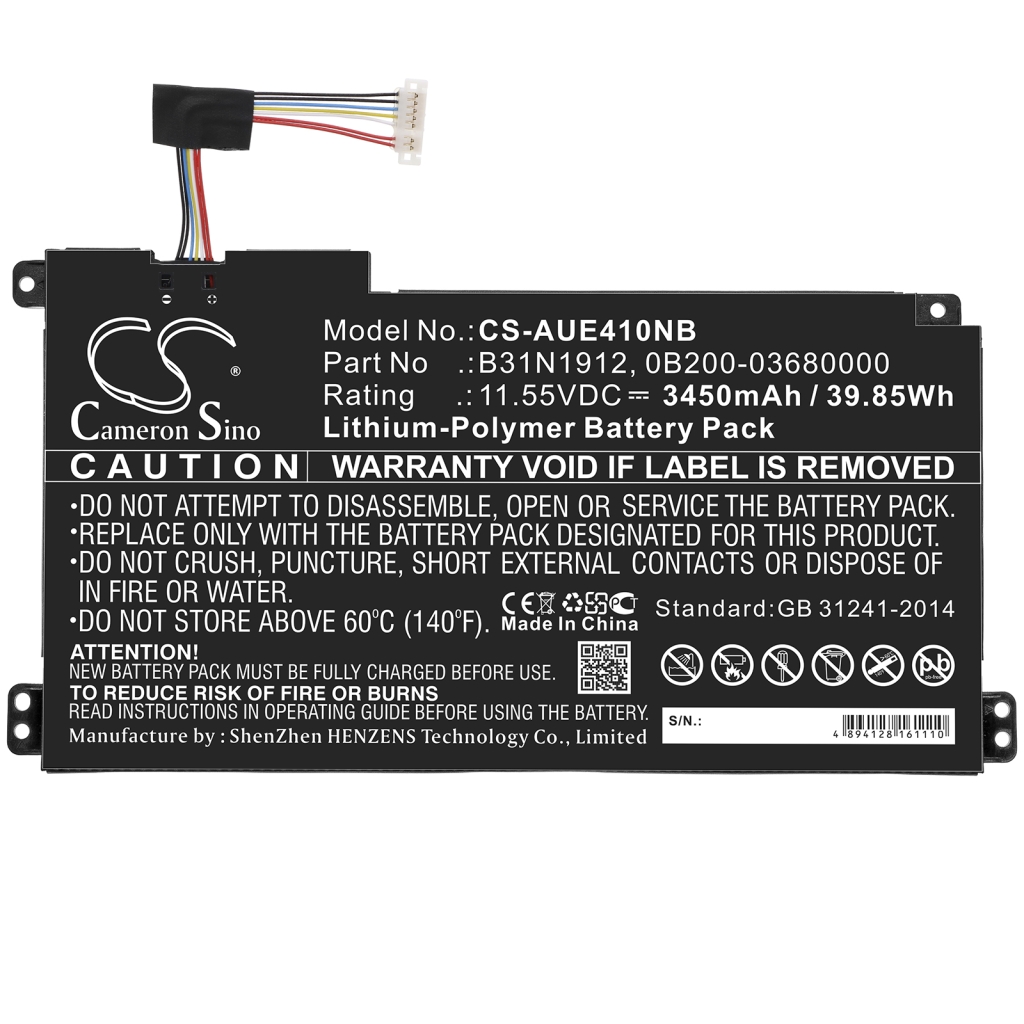 Notebook battery Asus CS-AUE410NB