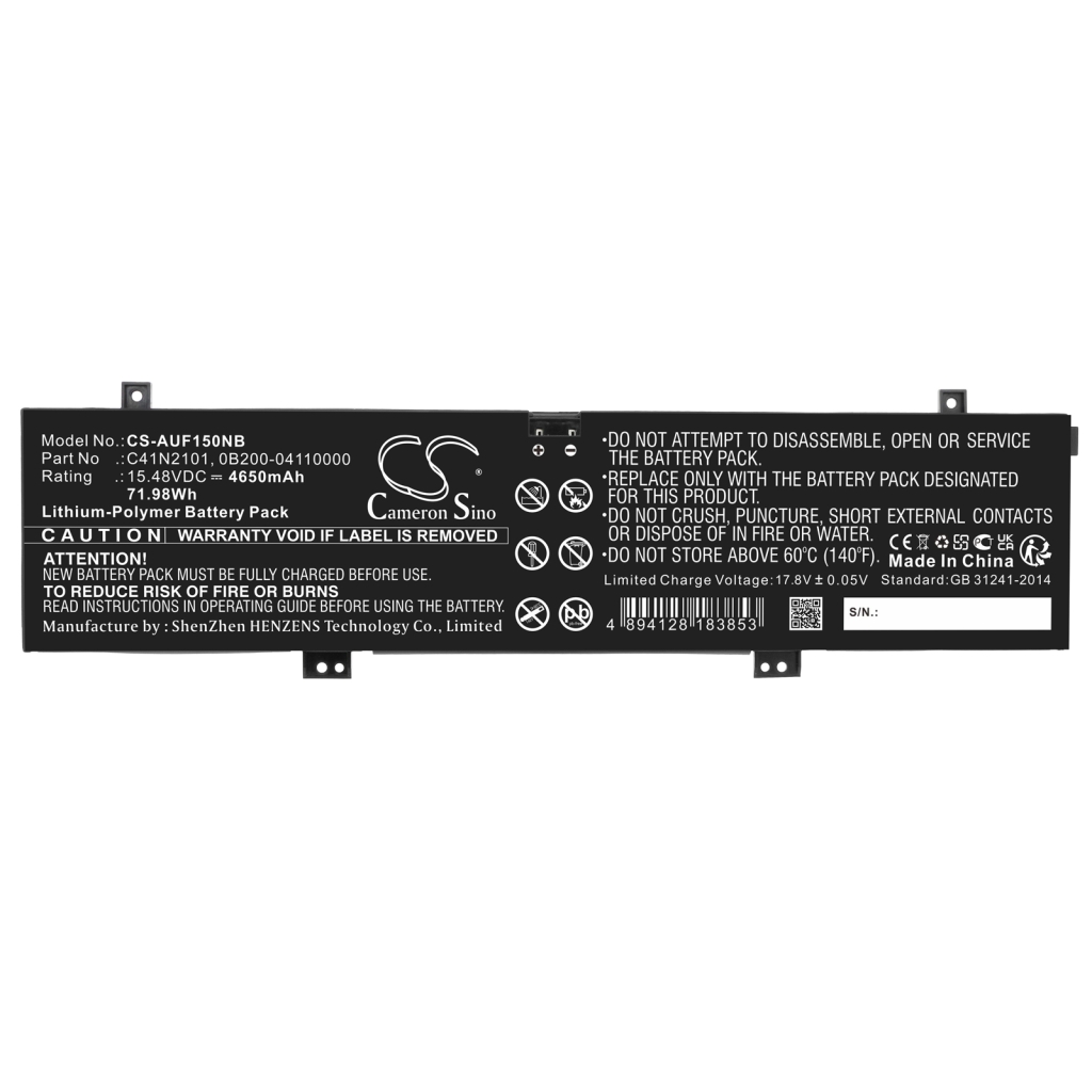 Notebook battery Asus ROG Zephyrus G14 GA402RK-XS96 (CS-AUF150NB)