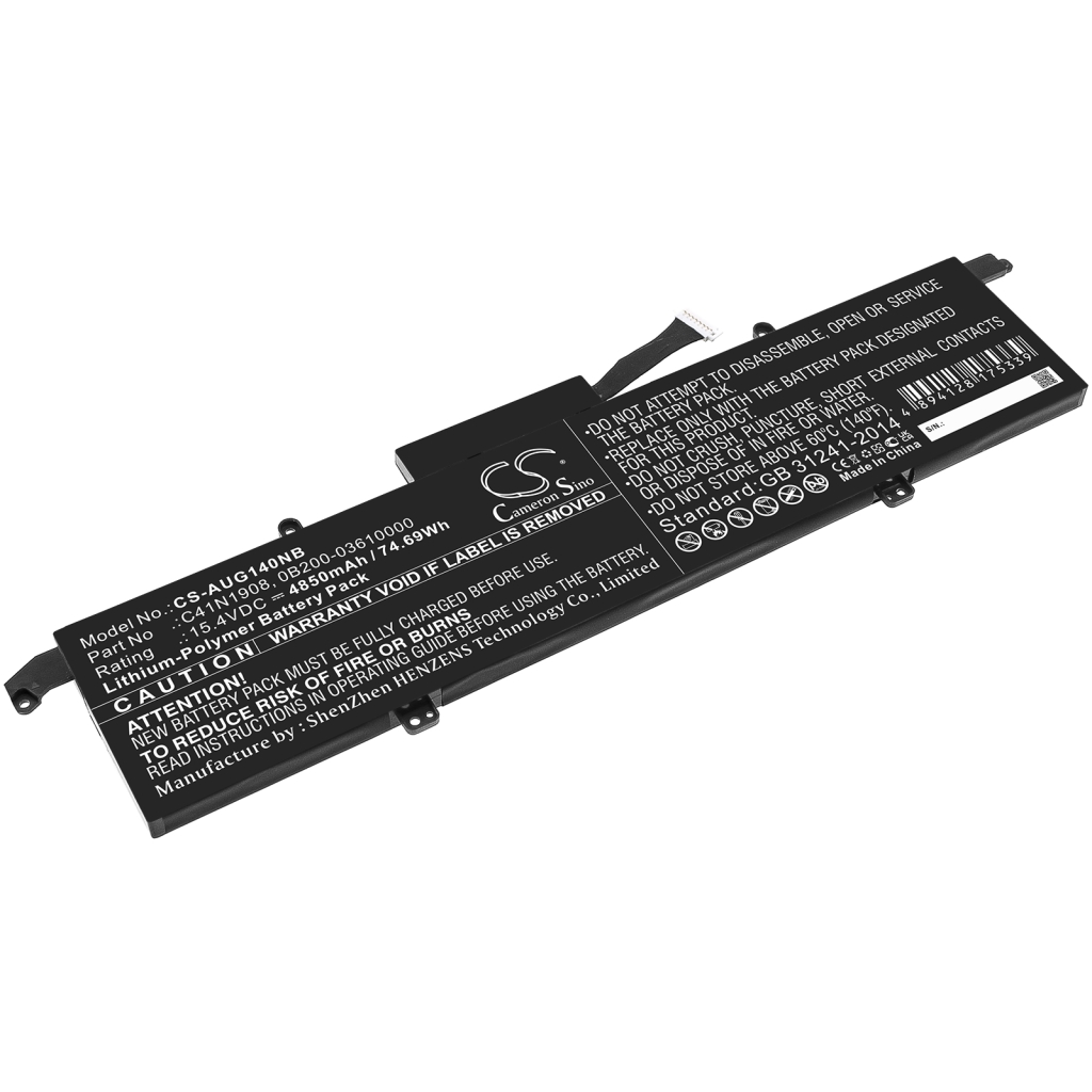 Notebook battery Asus ROG Zephyrus G14 GA401IV-HE339T (CS-AUG140NB)