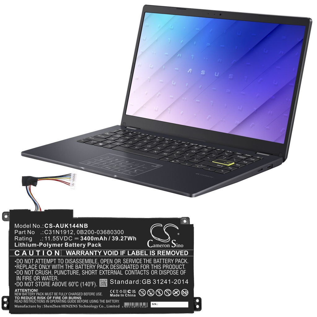 Laptop akkumulátorok Asus CS-AUK144NB