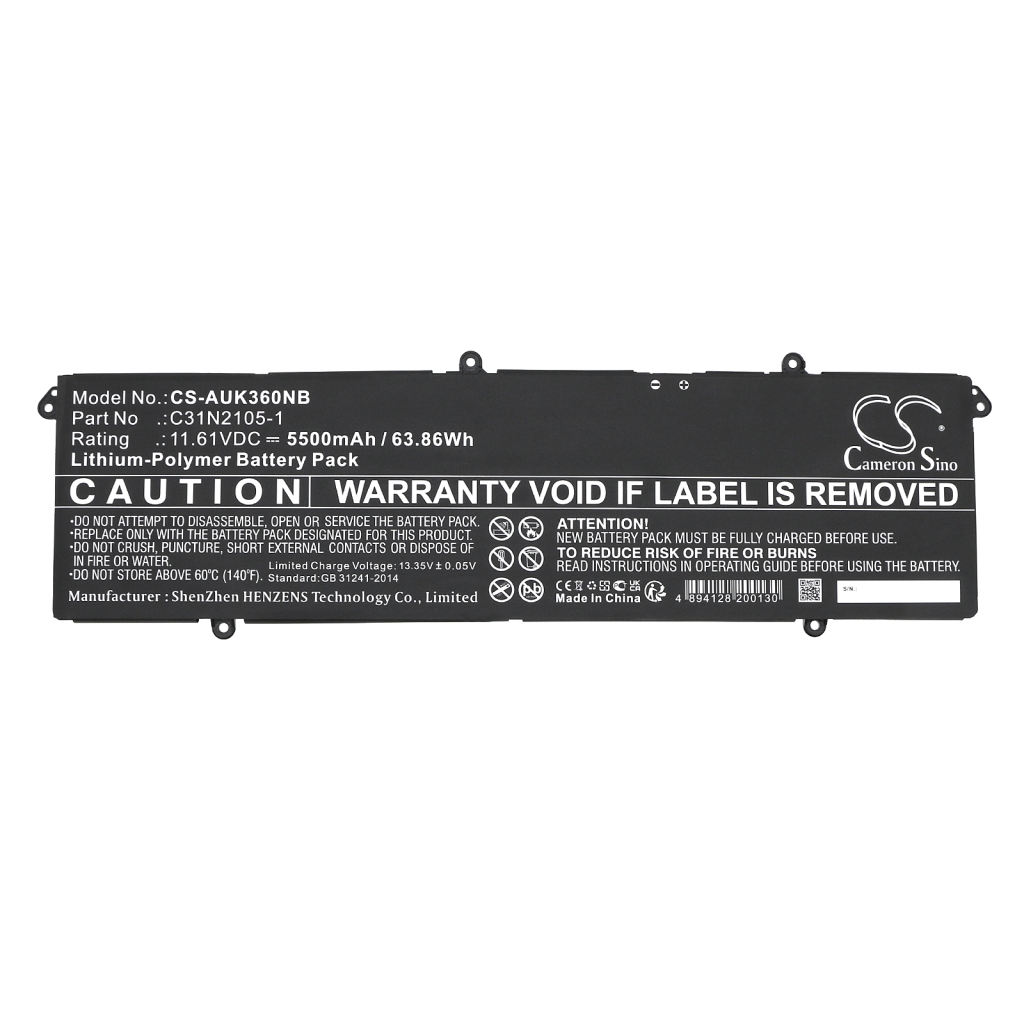 Notebook battery Asus K5504VN-L1032WS (CS-AUK360NB)