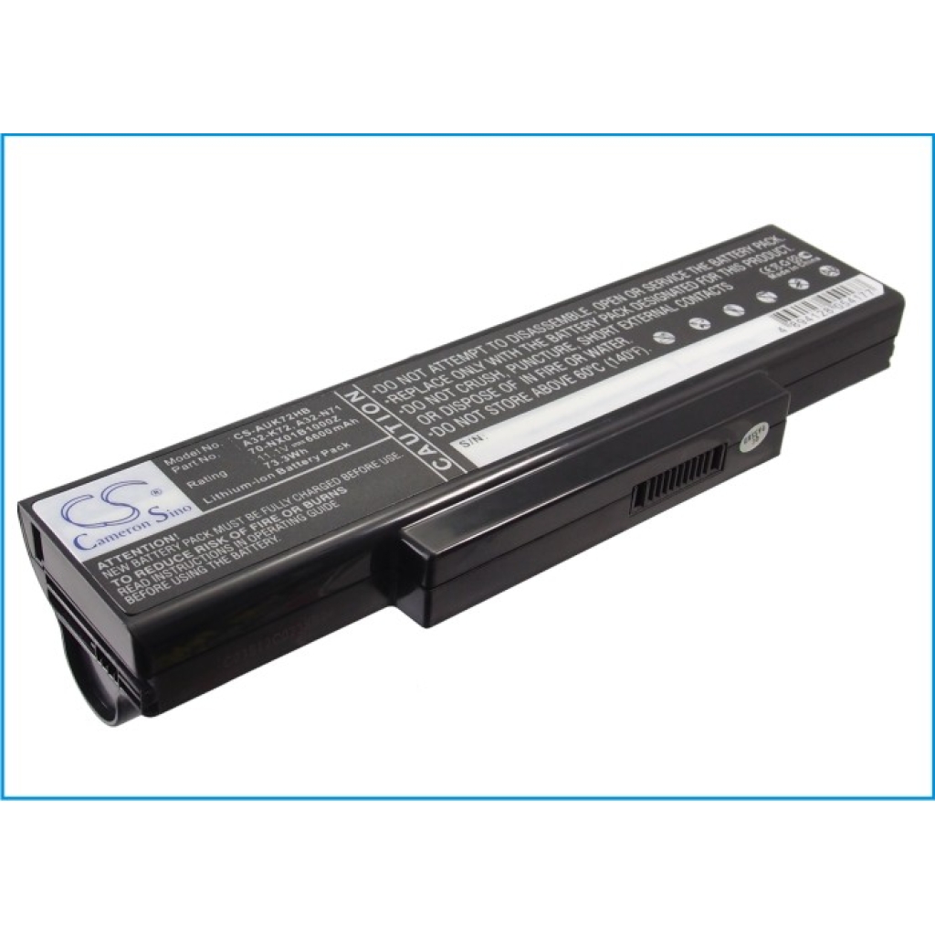 Notebook battery Asus X77V