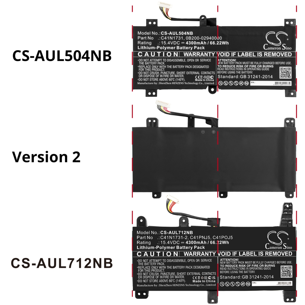 Notebook battery Asus ROG Strix G GL731GU (CS-AUL712NB)