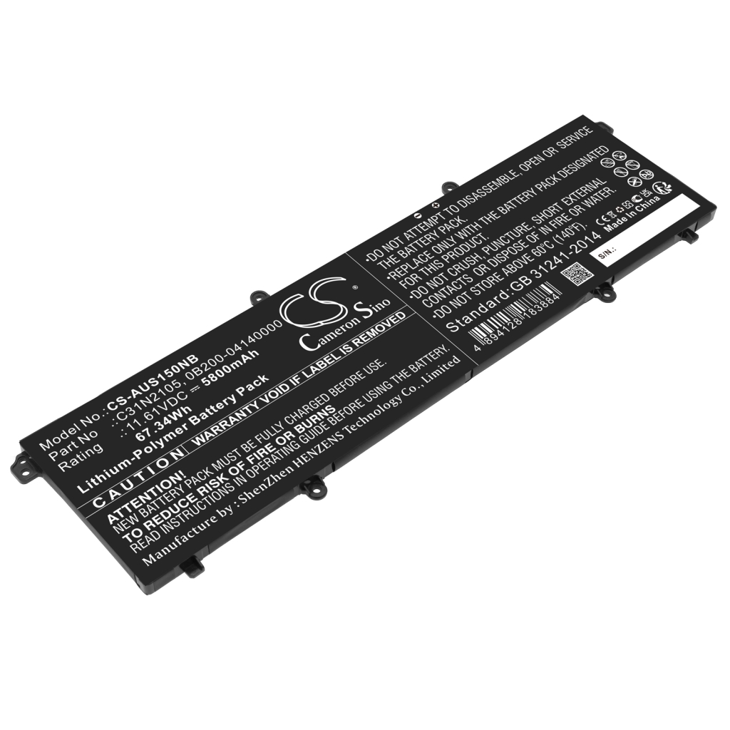 Battery Replaces C31N2105