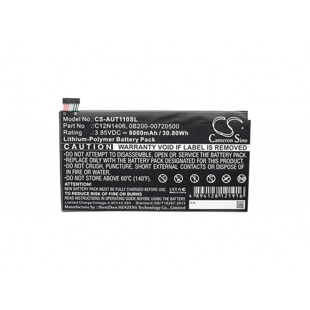Battery Replaces C12N1406