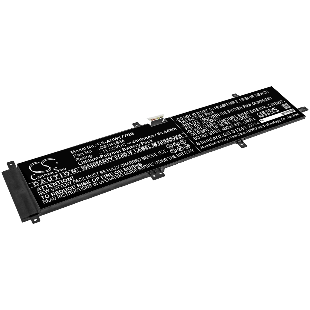 Notebook battery Asus W700G3T (CS-AUW177NB)