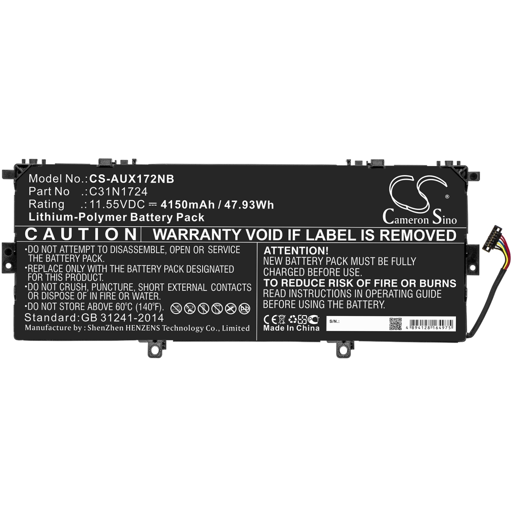 Notebook battery Asus CS-AUX172NB