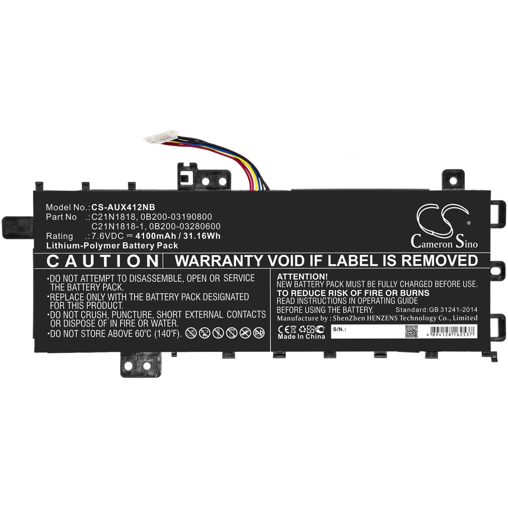 Notebook battery Asus CS-AUX412NB