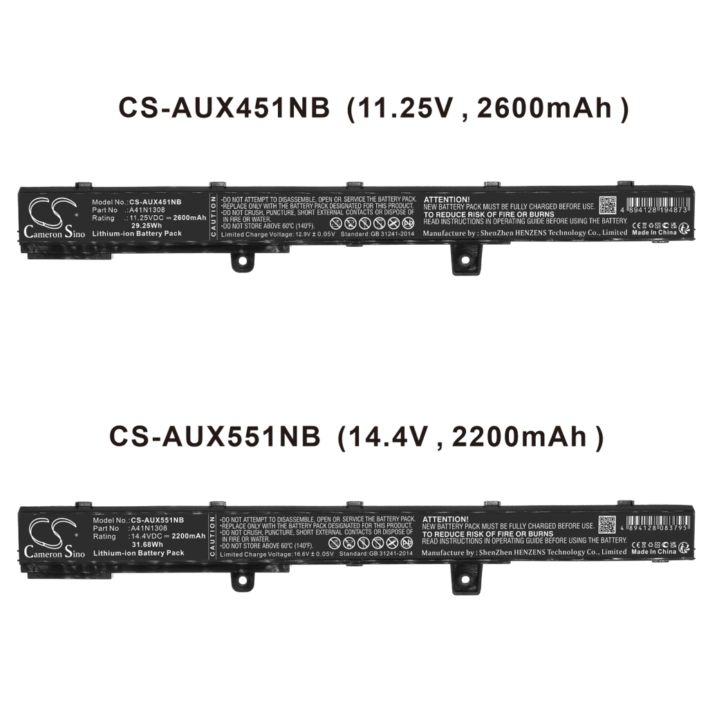 Notebook battery Asus X551CA-QS31-CB