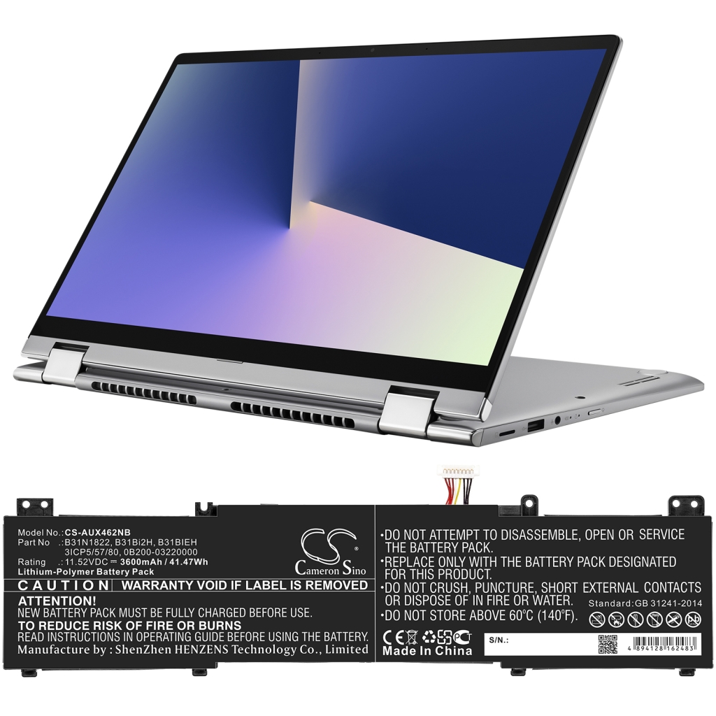 Notebook battery Asus Zenbook Flip 14 UM462DA-AI027T (CS-AUX462NB)