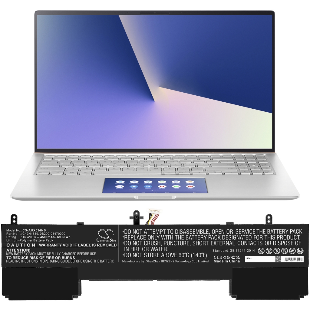 Notebook battery Asus ZenBook Flip 15 UX563FD-EZ082T (CS-AUX534NB)