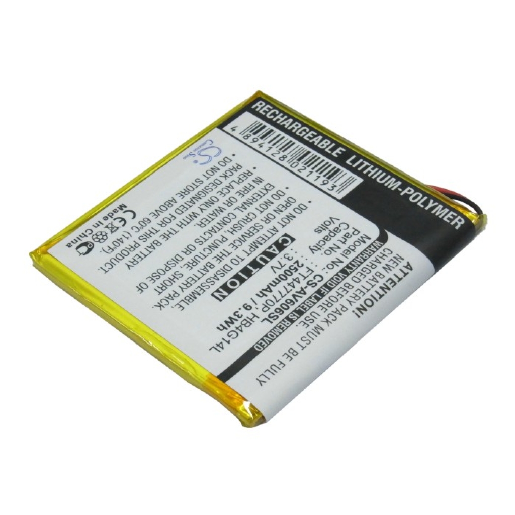 MP3, MP4, PMP Battery Archos CS-AV606SL