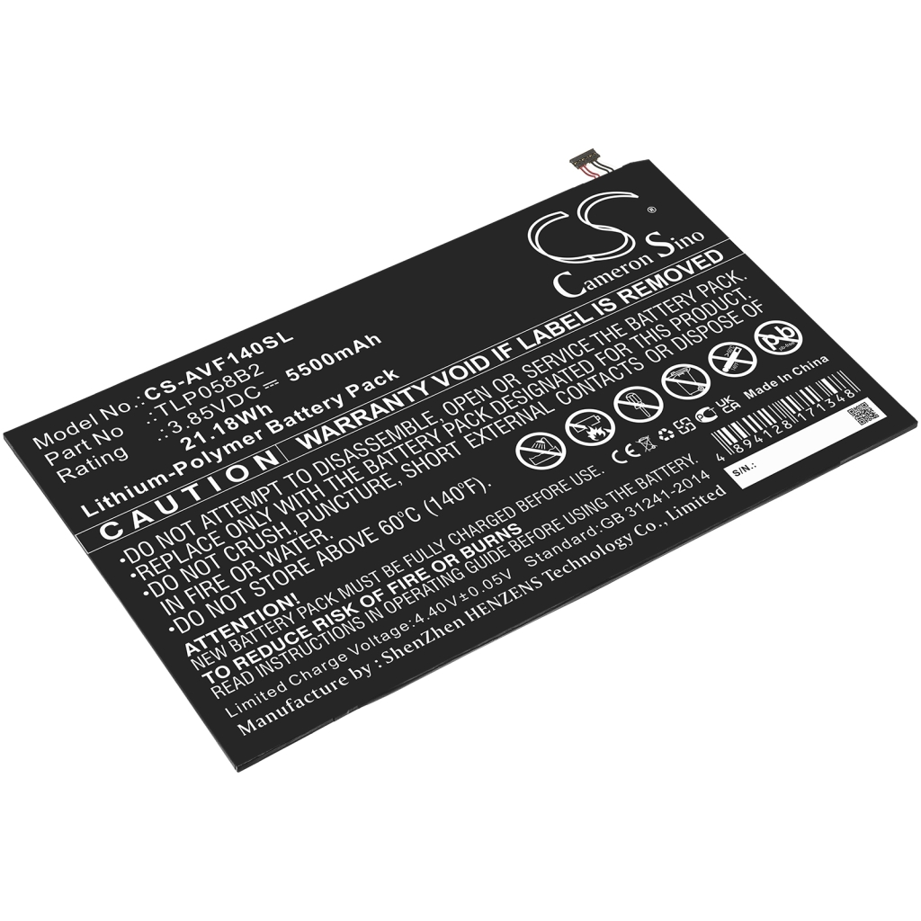 Tablet Battery Vodafone CS-AVF140SL