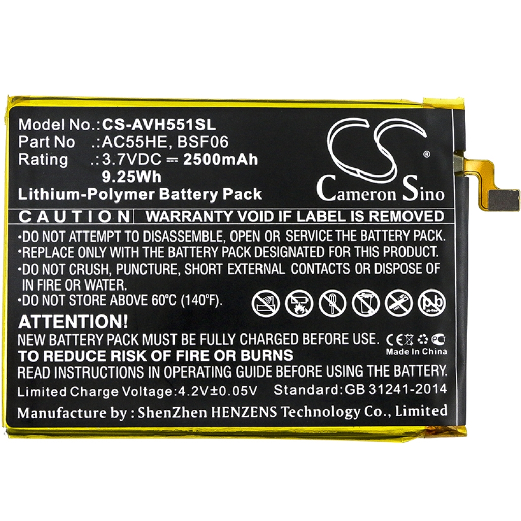 Mobile Phone Battery Archos CS-AVH551SL