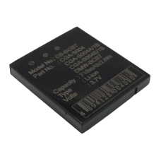 Kompatibilis akkumulátor csere Panasonic  CGA-S004, DMW-BCB7, CGA-S004E/1B, CGA-S004A/1B, CGA-S004A